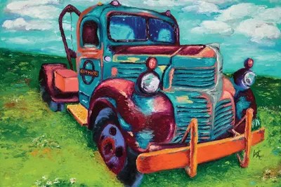 Tribute Truck Canvas Art by Kimberly Adams iCanvas
