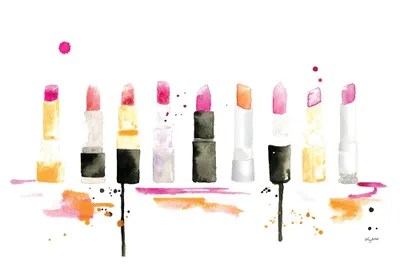Lipstick Canvas Art Print by Kelsey McNatt iCanvas