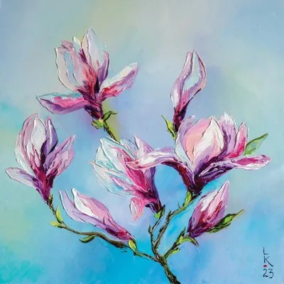 Blooming Magnolia Canvas Art by KuptsovaArt iCanvas