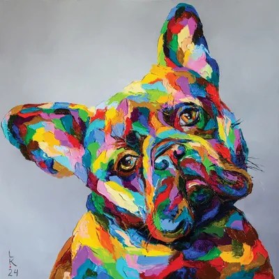 French Bulldog II Canvas Print by KuptsovaArt iCanvas