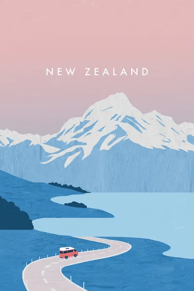 New Zealand Canvas Artwork by Katinka Reinke iCanvas