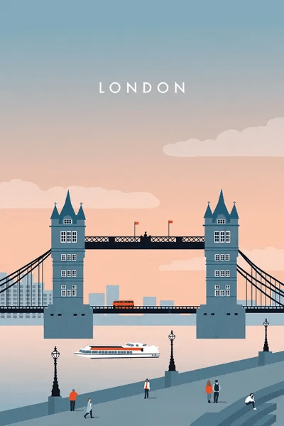 London Canvas Art by Katinka Reinke iCanvas