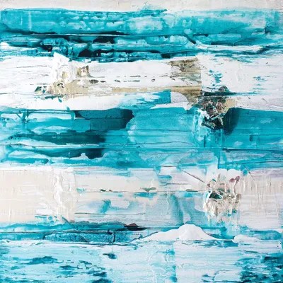 Striped Blue Canvas Print by Kent Youngstrom iCanvas