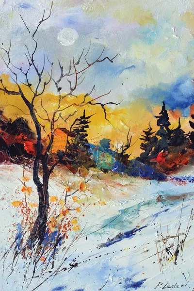 Colourful Winter Canvas Wall Art by Pol Ledent iCanvas
