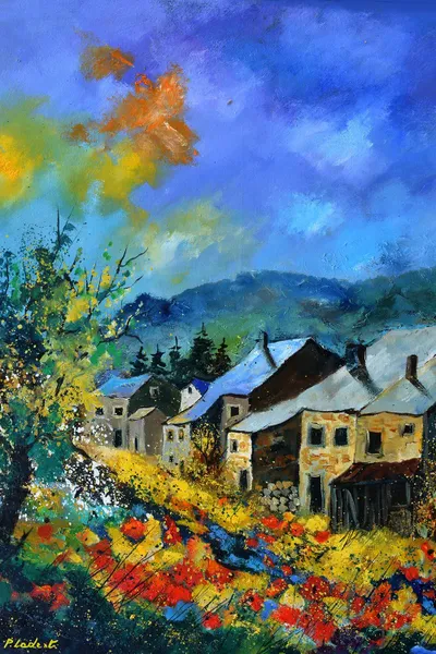 Poppies In My Countryside Canvas Art Print by Pol Ledent iCanvas