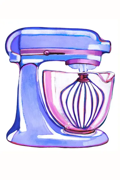 Periwinkle Mixer Art Print by Laurel Greenfield iCanvas