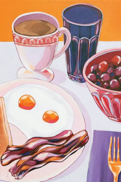 Eggs And Bacon Art Print by Laurel Greenfield iCanvas