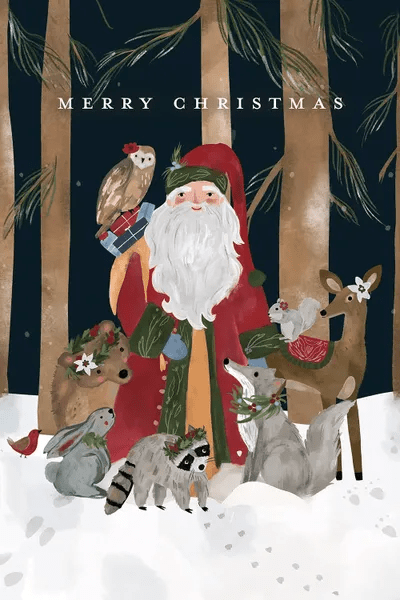 Merry Christmas Canvas Wall Art by Laura Konyndyk iCanvas