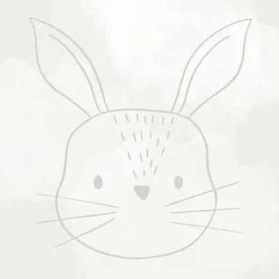 Soft Rabbit Canvas Art Print by Lady Louise Designs iCanvas