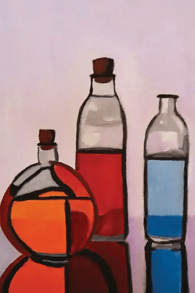 Bottles Canvas Art Print by Laurie Mcmurray iCanvas