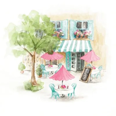 Paris Cafe Canvas Wall Art by Lanie Loreth iCanvas