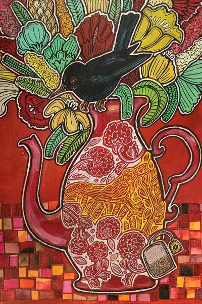 Black Tea Canvas Art Print by Shelley iCanvas