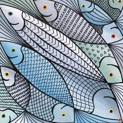 Fine Kettle Of Fish Canvas Wall Art by Lena Smirnova iCanvas