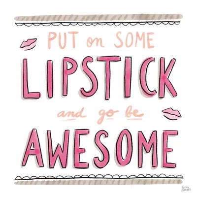 Awesome Lipstick Canvas Art Print by Melissa Averinos iCanvas
