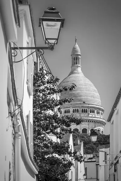 Paris Montmartre Alley With Sacre Coeur Do Art Print Melanie Viola
