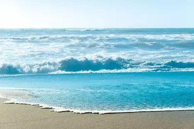 Turquoise Sea Water Beach Landscape Canva Canvas Art Nature Magick