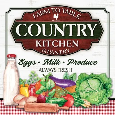 Country Kitchen Canvas Wall Art by Mollie B. iCanvas