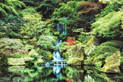 Portland Japanese Garden Canvas Artwork by MScottPhotography iCanvas