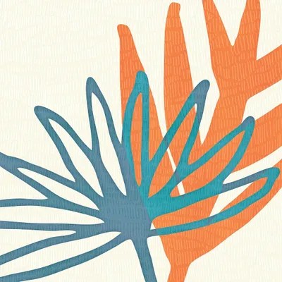 Mid Century Nature Print Canvas Wall Art by Modern Tropical iCanvas