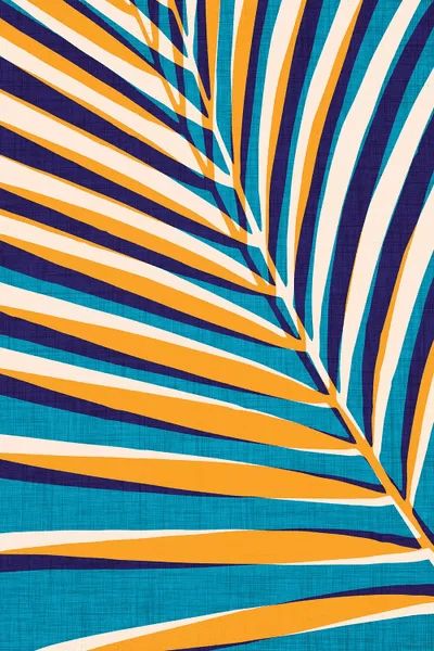 Abstract Palm Leaf Canvas Art by Modern Tropical iCanvas