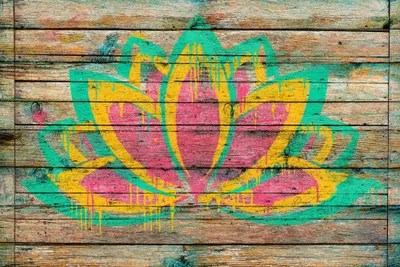 Lotus Flower Canvas Wall Art by Diego Tirigall iCanvas