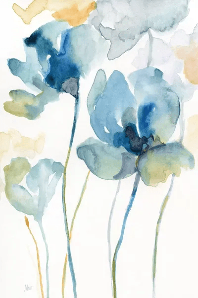 Wildflower Blues II Canvas Print by Nan iCanvas