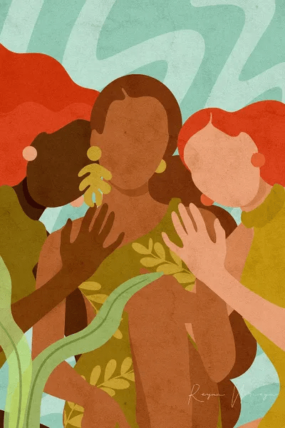 Warm Embrace Canvas Art by Reyna Noriega iCanvas