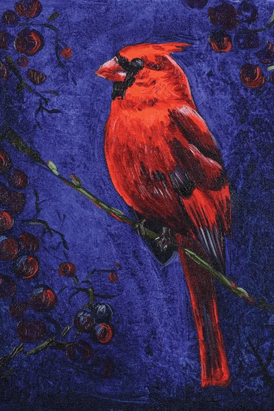 Red Cardinal Art Print by Nataly Mak iCanvas