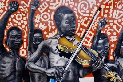 Liberty (Song Freedom) Canvas Wall Art by Oluwafemi Akanmu iCanvas