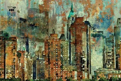 Colorful New York Canvas Art by Irena Orlov iCanvas
