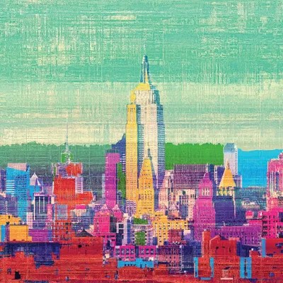 Colorful New York I Canvas Art by Irena Orlov iCanvas