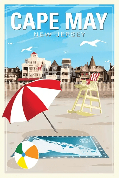 Cape May Art Print by Old Red Truck iCanvas
