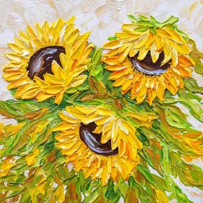 Fall Sunflowers Canvas Artwork by Olga Tkachyk iCanvas