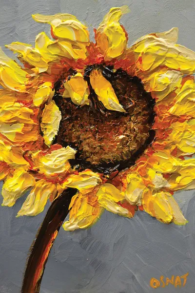 Sunflower Canvas Art by Osnat Tzadok iCanvas