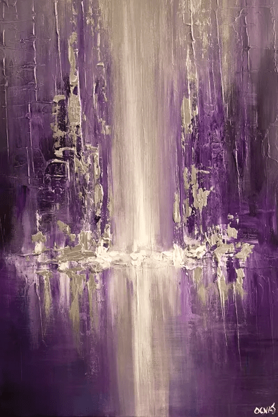 Purple Rain Canvas Art by Osnat Tzadok iCanvas