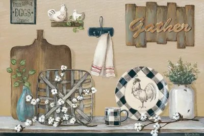 Farmhouse Kitchen Art Print by Pam Britton iCanvas