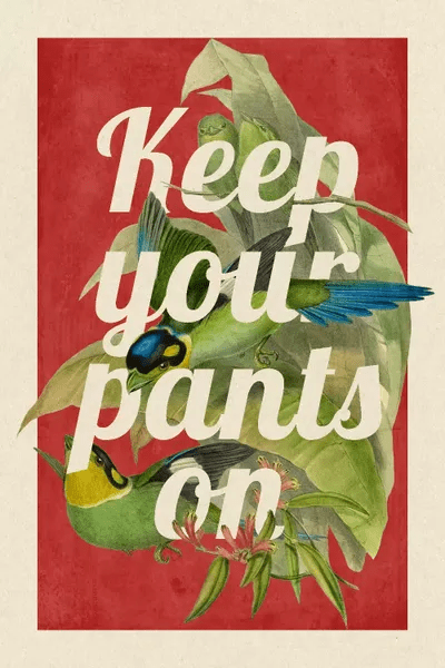 Keep Your Pants On Canvas Print by 5by5collective iCanvas