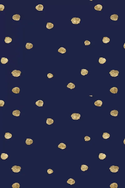 Gold Polka Dots With Royal Blue Background Canvas... Pixy Paper iCanvas