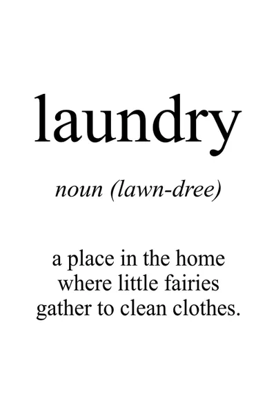 Laundry Meaning Canvas Wall Art by Pixy Paper iCanvas