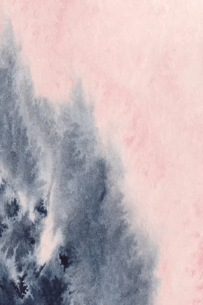 Blush & Navy Art Print by Pixy Paper iCanvas