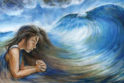 Prayer Like A Tidal Wave Canvas Art Print by Melani Pyke iCanvas