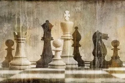 Chess Canvas Wall Art by Russell Brennan iCanvas