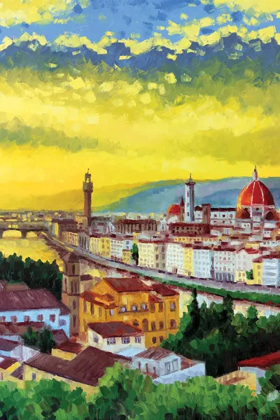 Florence, Italy Canvas Wall Art by Roger Disney iCanvas