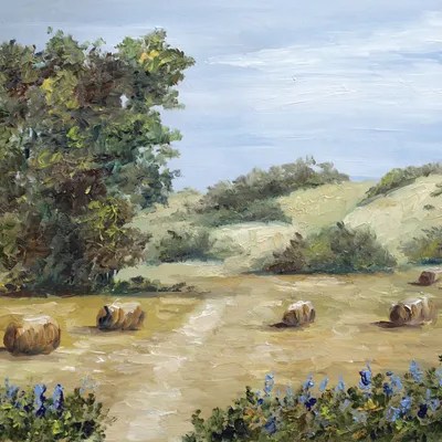 Texas Landscape Canvas Wall Art by Romana Khomyn iCanvas