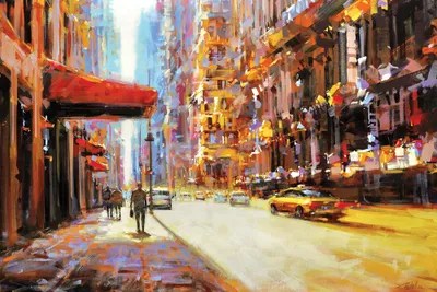 NYC Canvas Wall Art by Richell Castellón iCanvas