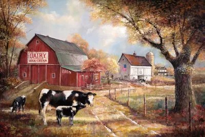 Memories On The Farm Canvas Print by Ruane Manning iCanvas