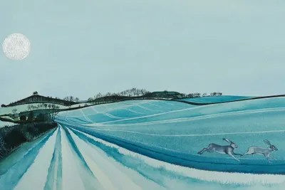 Rolling Hills Canvas Art by Sam Cannon Art iCanvas