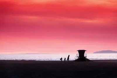 Huntington Beach Canvas Wall Art by Sean Davey iCanvas