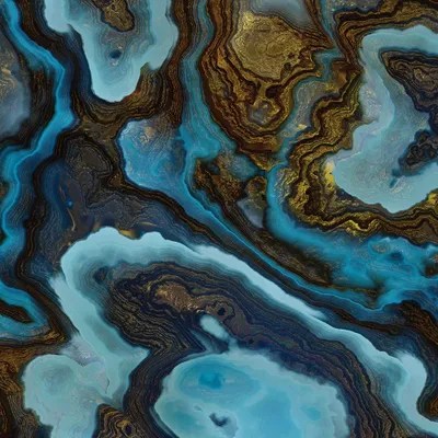 Blue Agate Canvas Wall Art by SpaceFrog Designs iCanvas