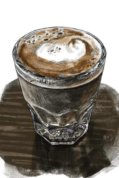 Latte Montreal Canvas Wall Art by Sunflowerman iCanvas